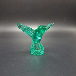 Murano Glass Hummingbird Figurine Handcrafted Decorative Art Piece